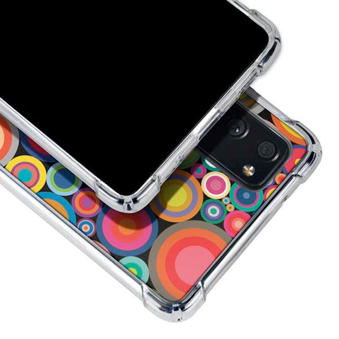 Psychedelic Circles Galaxy S20 FE Clear Case